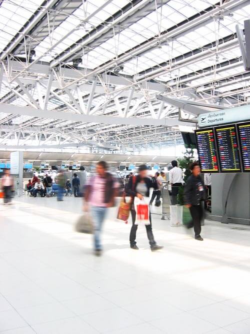 Airports such as Gatwick, Heathrow, London airports