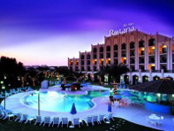 Outdoor Area at the Al Ain Rotana Hotel
